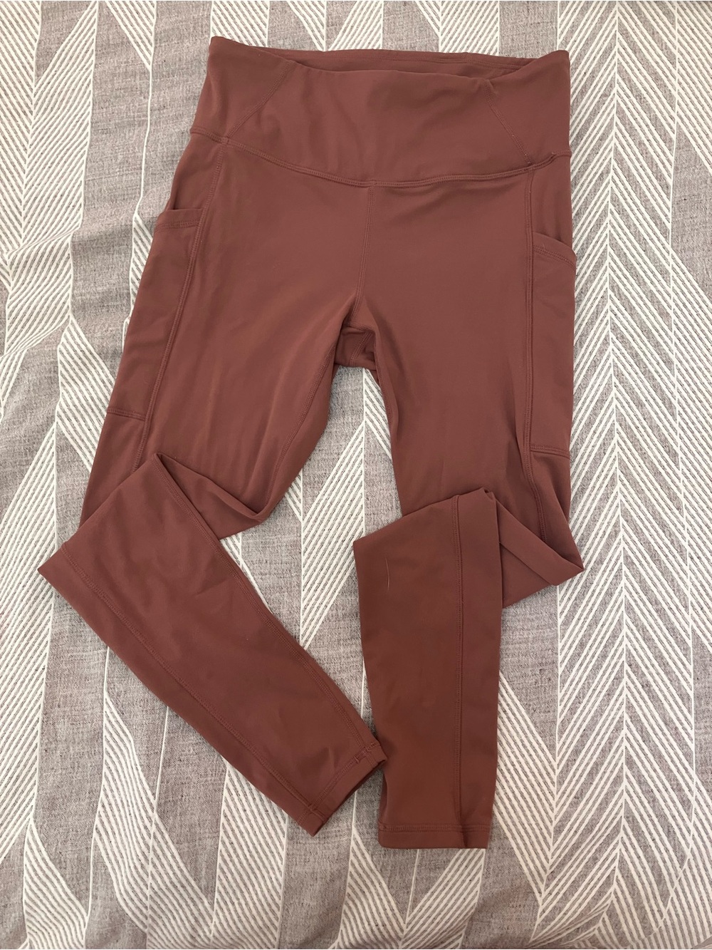 Prana Dusty Rose high-waisted leggings
